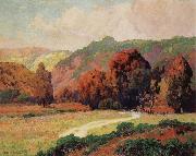 Maurice Braun Road to the Canyan oil on canvas